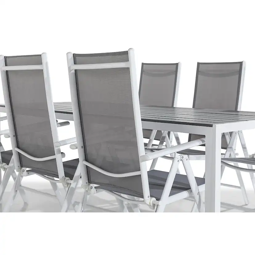 Matgrupp Comfort Garden Tunis med 6 Maggie Positionsstolar