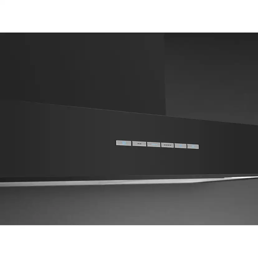 Vägghängd Köksfläkt Smeg KBT900NE Svart Elegant Design