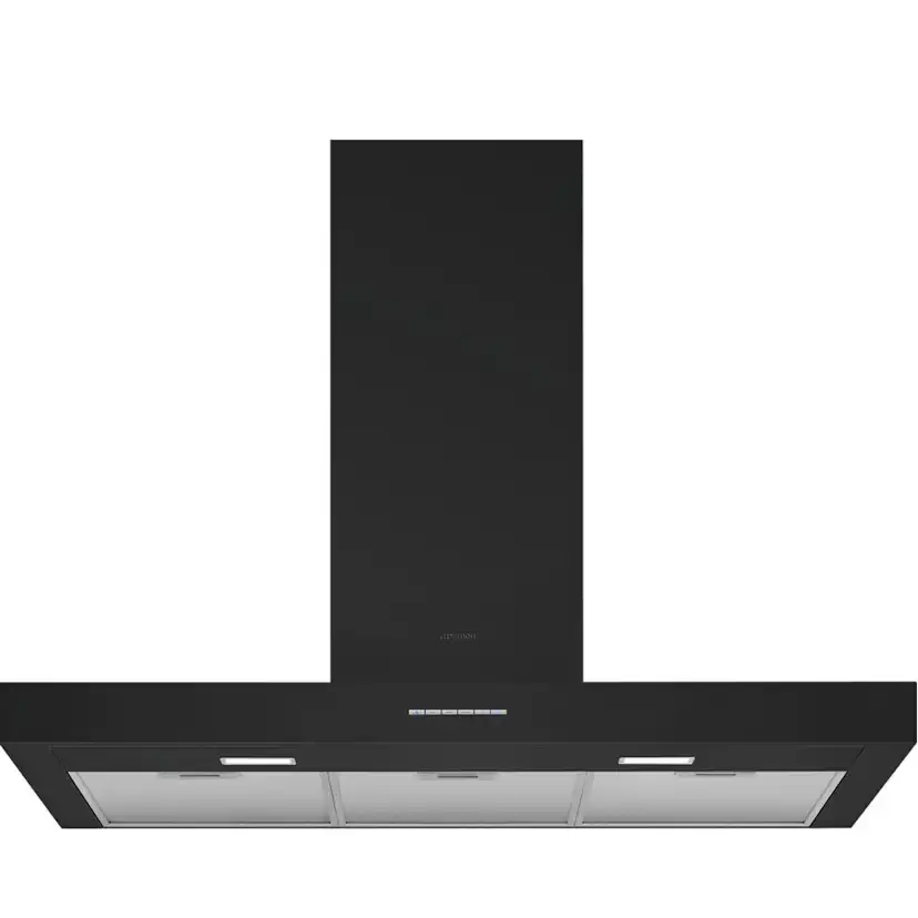 Vägghängd Köksfläkt Smeg KBT900NE Svart Elegant Design
