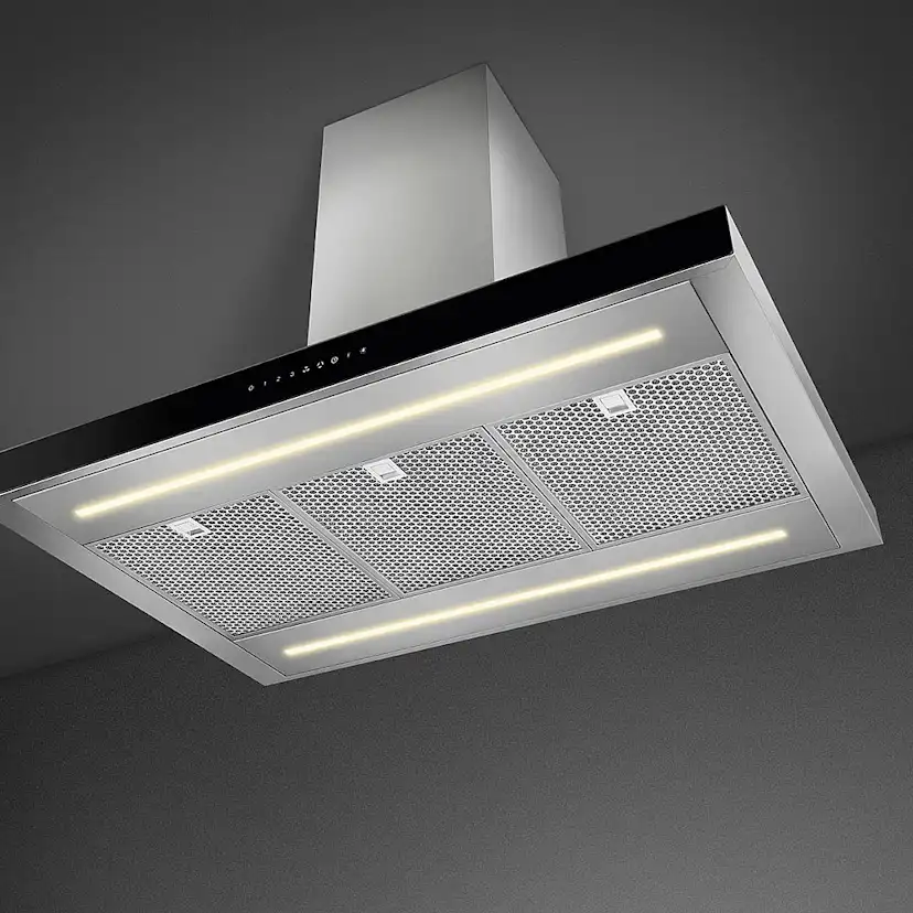 Frihängande Köksfläkt Smeg KBTI9L4VN Rostfri med LED-Belysning