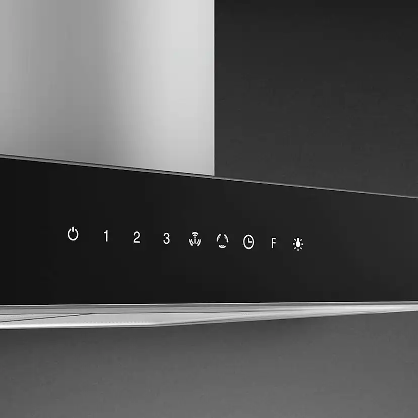 Frihängande Köksfläkt Smeg KBTI9L4VN Rostfri med LED-Belysning