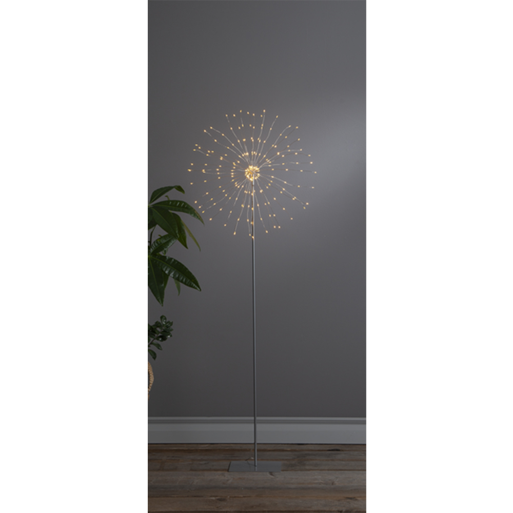 Inomhusdekoration Star Trading Firework Silver 130 cm