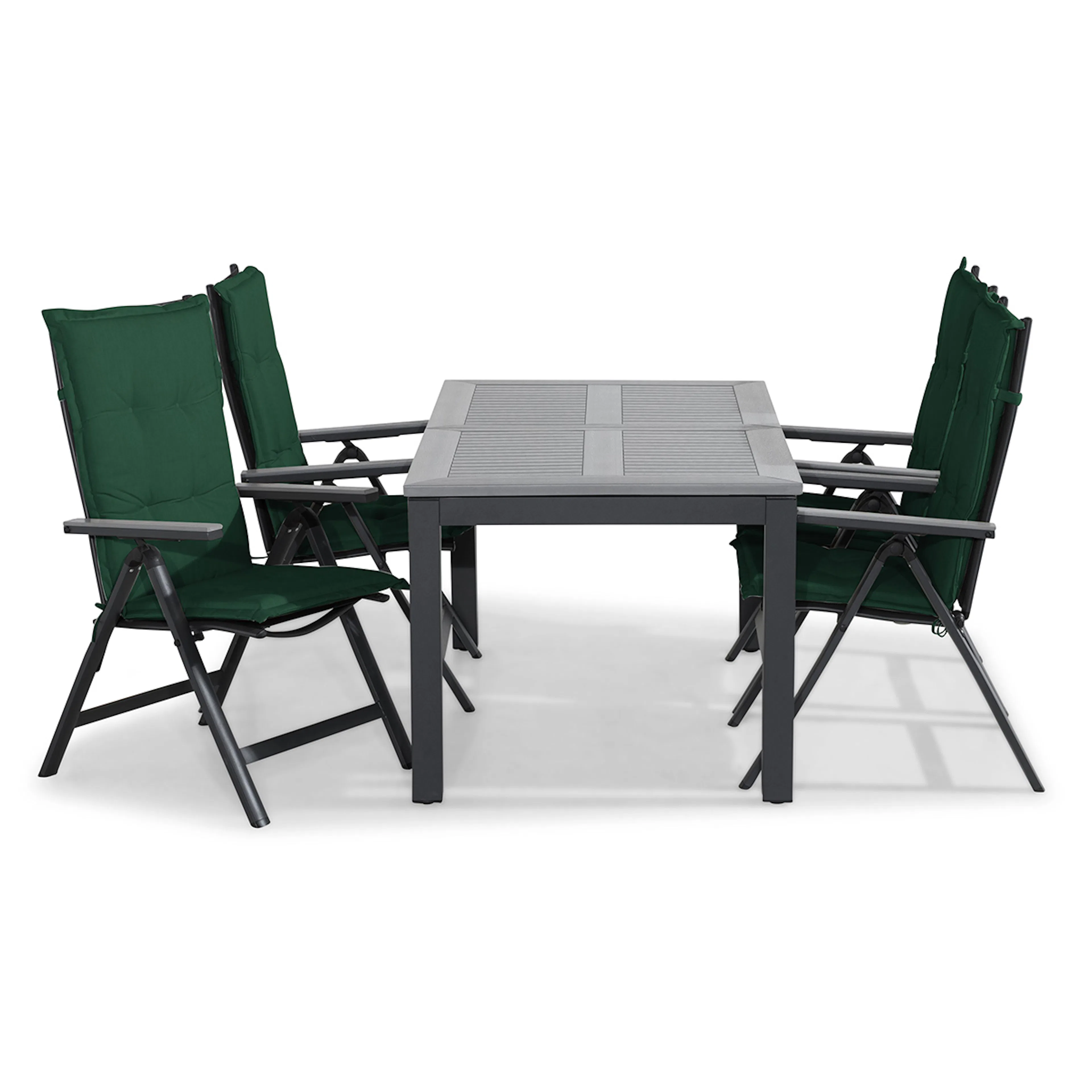 Trädgårdsgrupp Comfort Garden Monaco Matgrupp Utomhus 152-210x90+4 Monaco Light Positionsstol Dyna