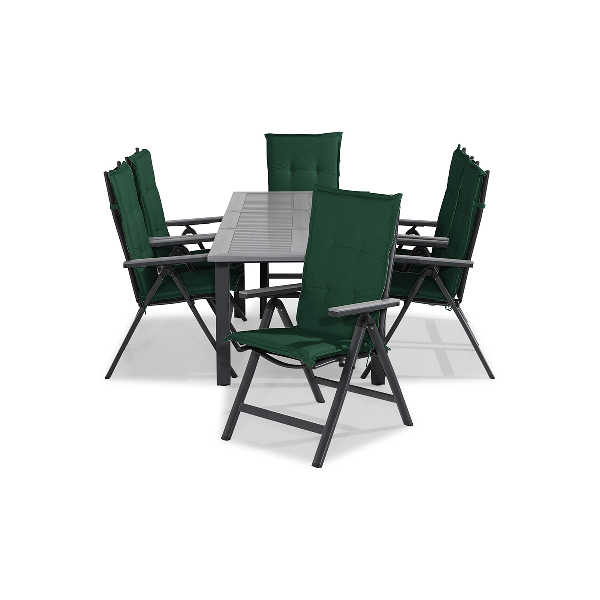 Trädgårdsgrupp Comfort Garden Monaco Matgrupp Utomhus 152-210x90+6 Monaco Light Positionsstol Dyna