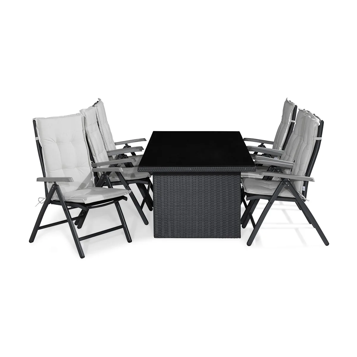 Trädgårdsgrupp Comfort Garden Majestic Matgrupp Utomhus 210x100+6 Monaco Positionsstol m Dyna