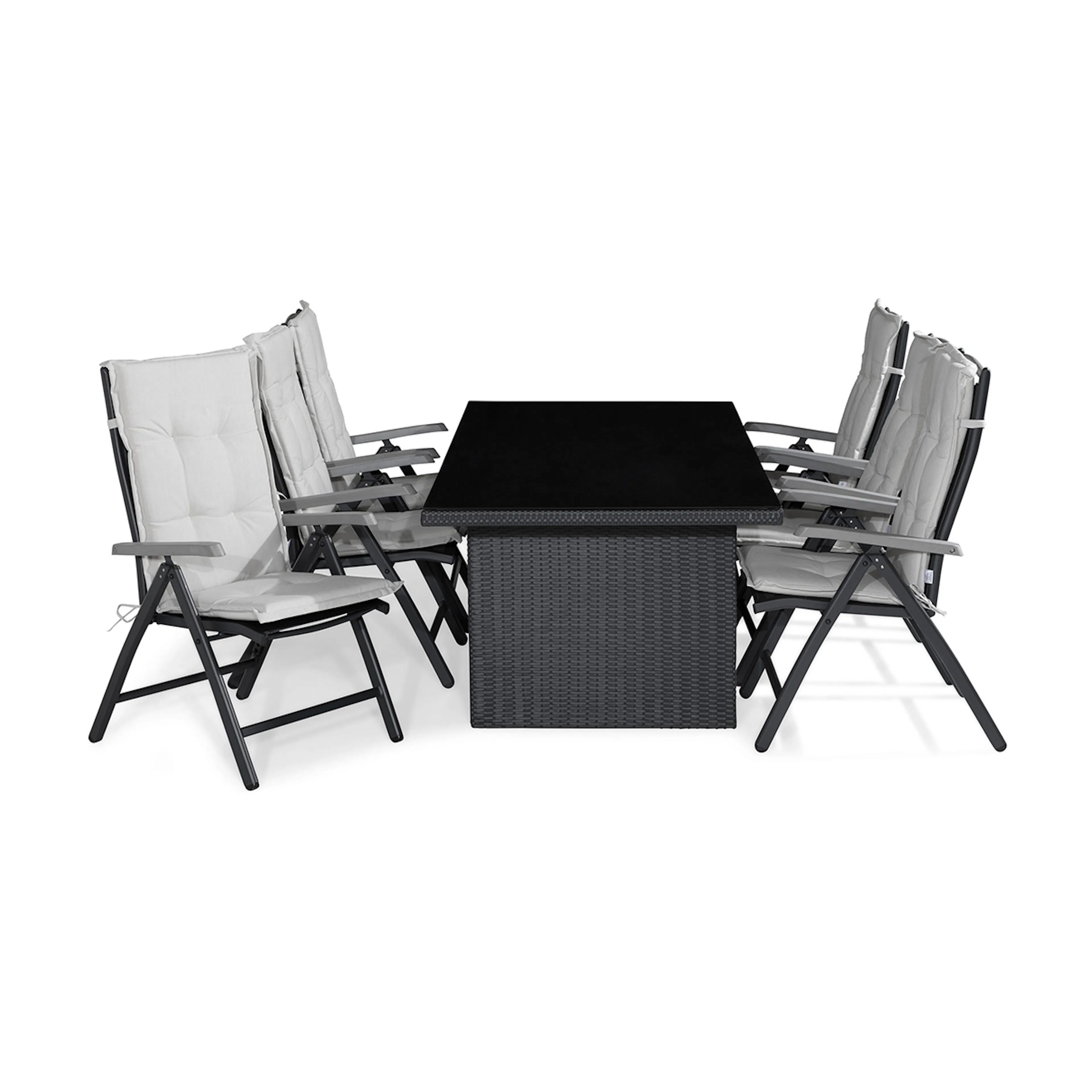 Trädgårdsgrupp Comfort Garden Majestic Matgrupp Utomhus 210x100+6 Monaco Positionsstol m Dyna