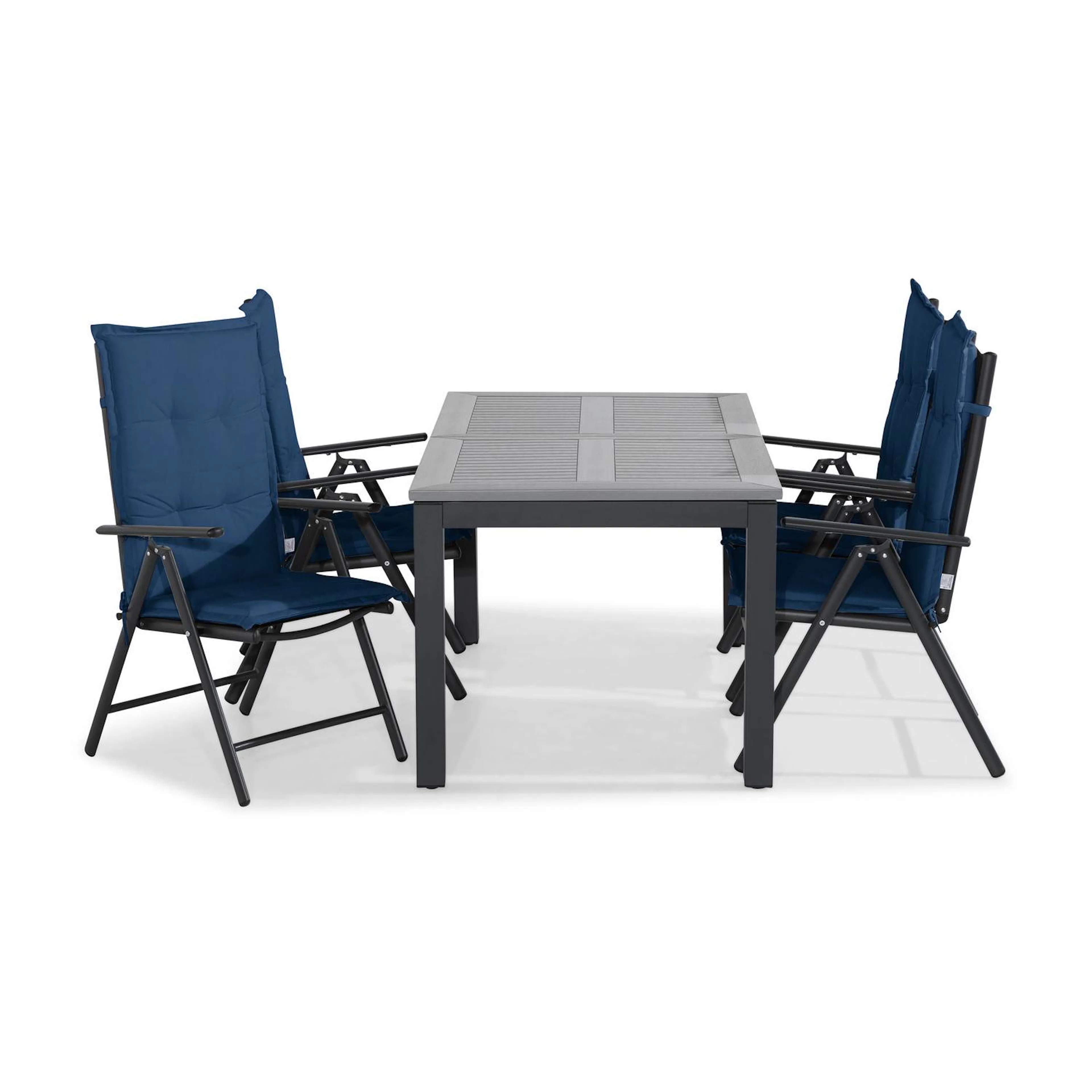 Matgrupp Comfort Garden Monaco Matgrupp Utomhus 152-210x90 med 4 Maggie Positionsstol m Dyna