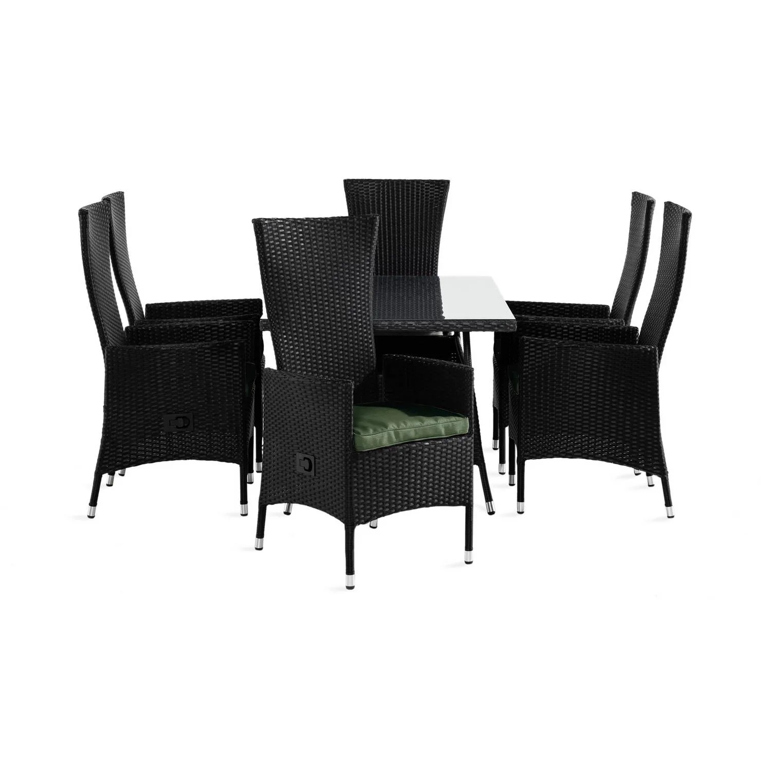 Matgrupp Comfort Garden Thor Matgrupp Utomhus 140x90 med 6 Jenny Fåtölj Ställbar m Dyna