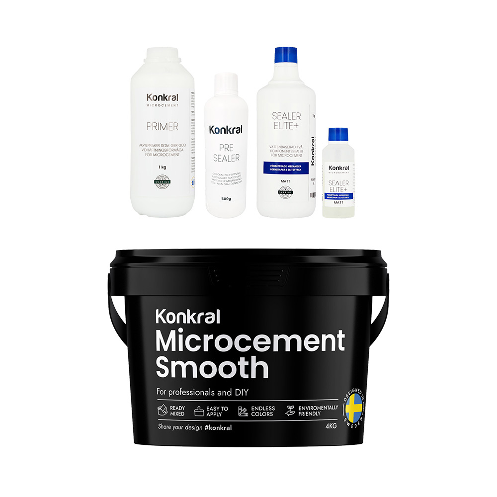 Microcement Konkral Komplett Paket