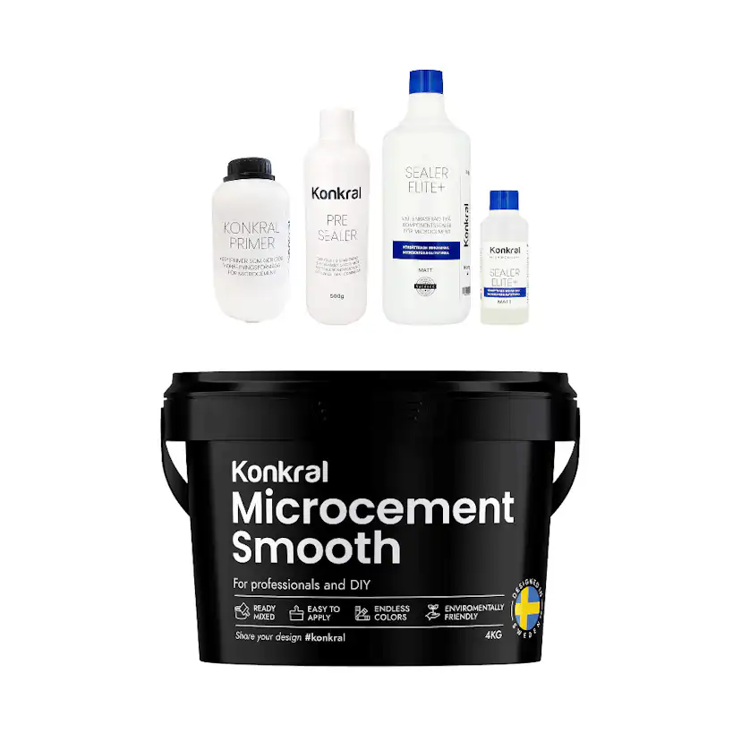 Microcement Konkral Komplett Paket
