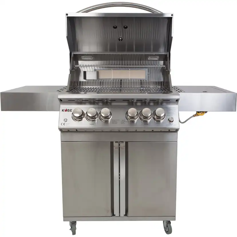 Gasolgrill Kobe Platinum 4+1+1 Rostfritt Stål Limited Edition