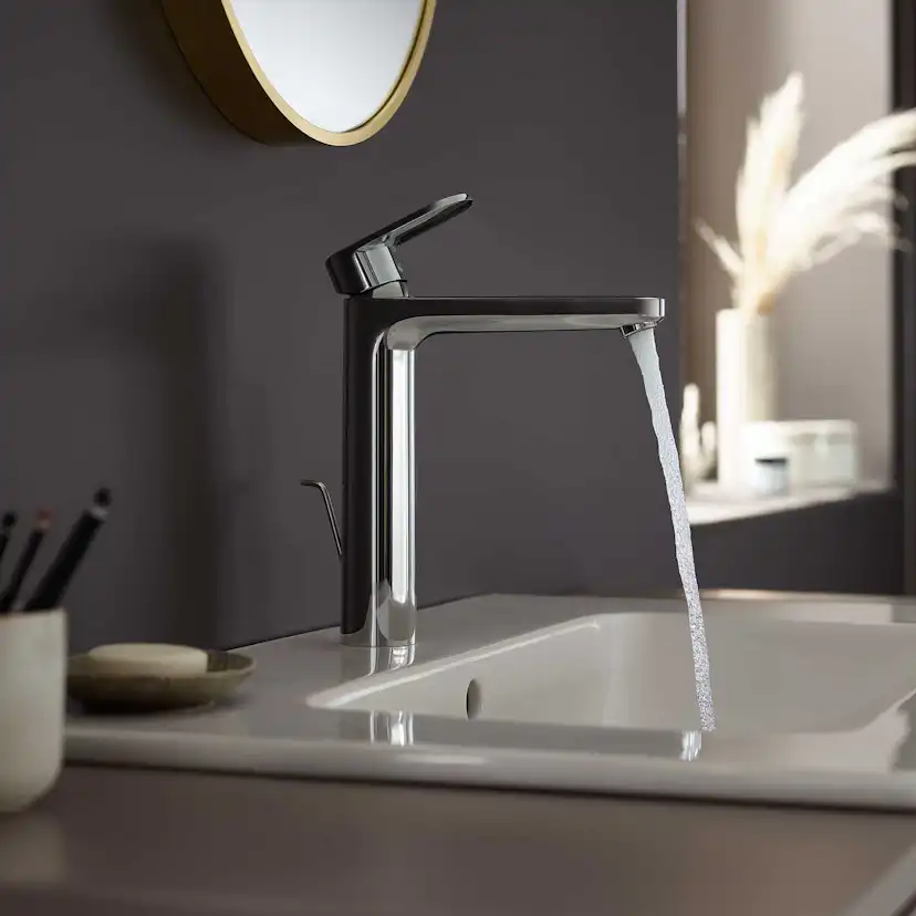 Tvättställsblandare Hansgrohe Vernis Blend 190 med Lyftventil
