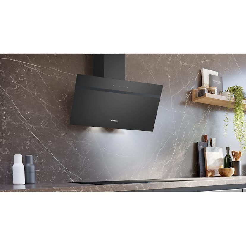 Vägghängd Köksfläkt Siemens iQ100 LC85KDK60 Svart
