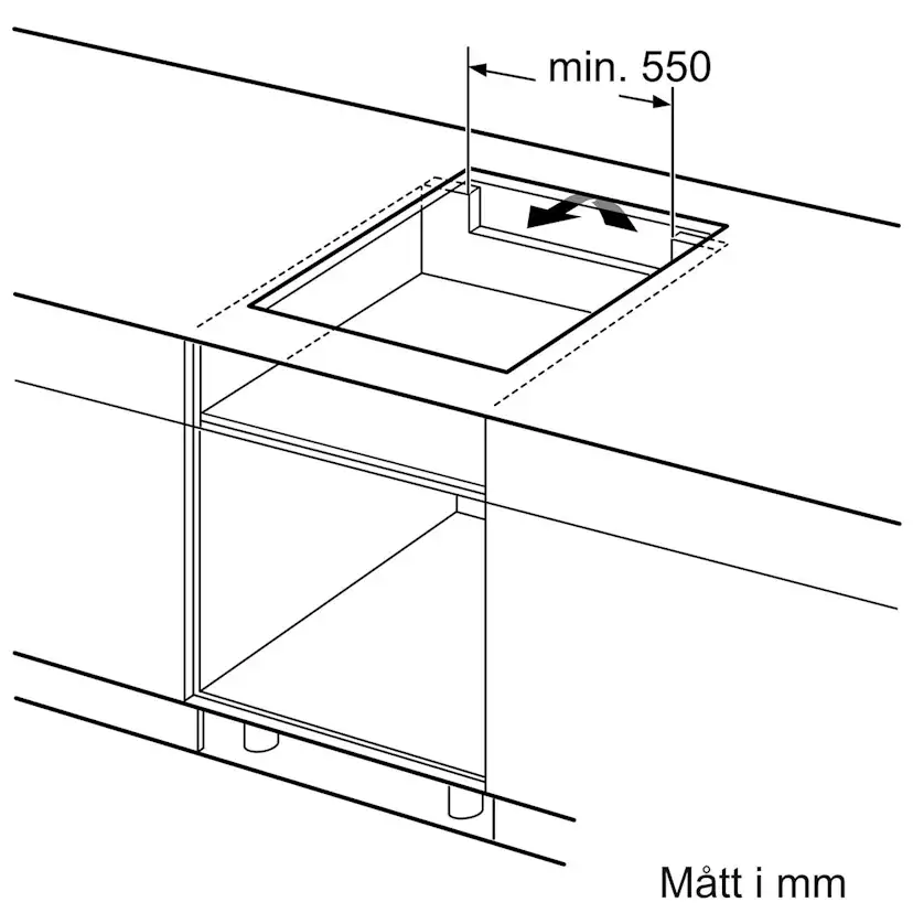 Induktionshäll Siemens EH61RBEB6E iQ100 Svart 4 Zoner