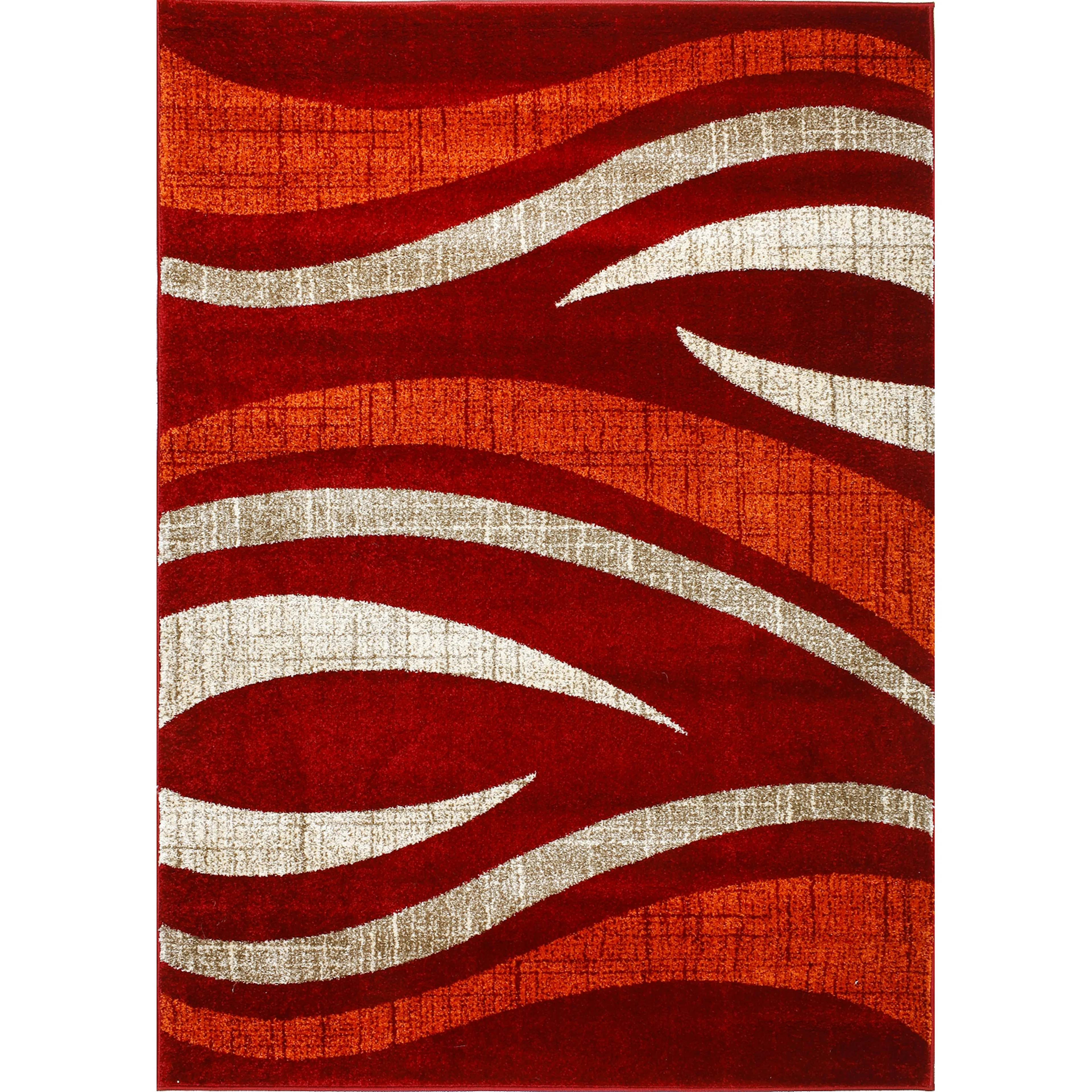 Wiltonmatta D-sign Gela Mörkröd/Mörkorange