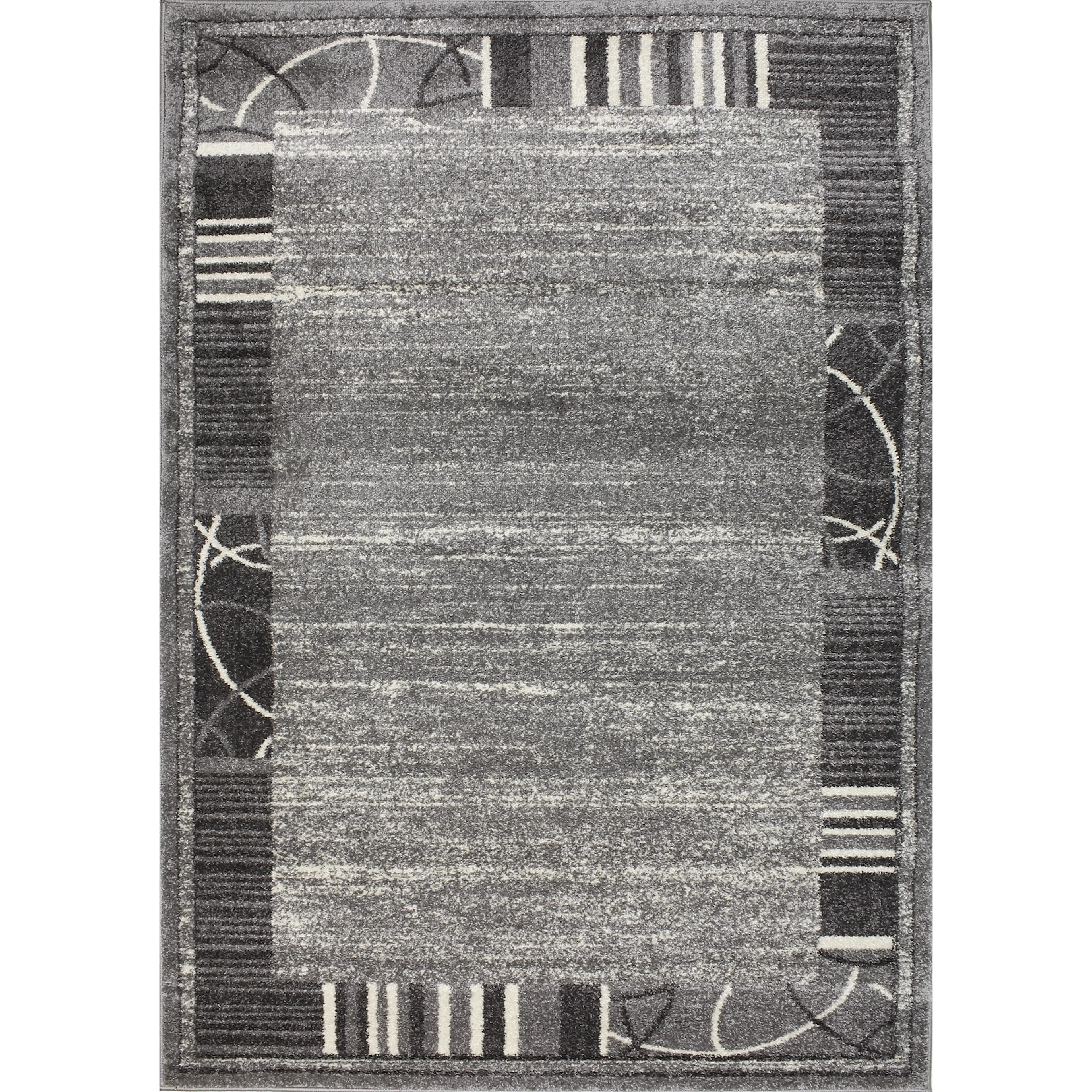 Wiltonmatta D-sign Ulm Ljusgrå/Vit