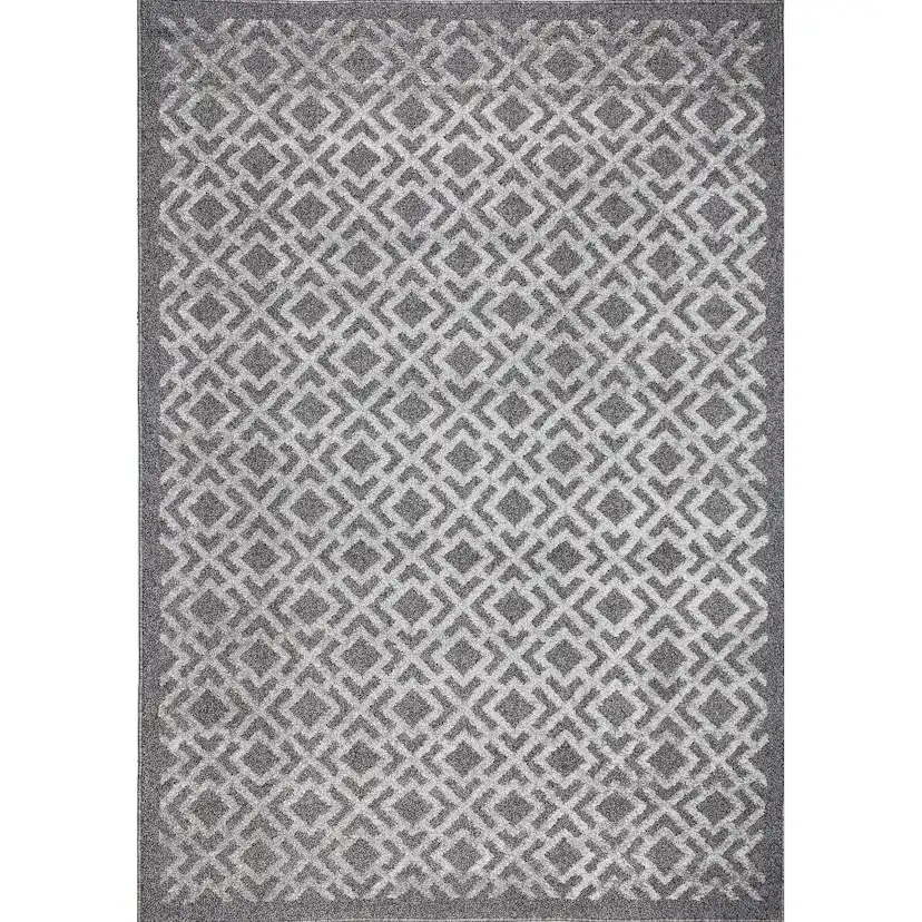 Wiltonmatta D-sign Terni Svart/Ljusgrå