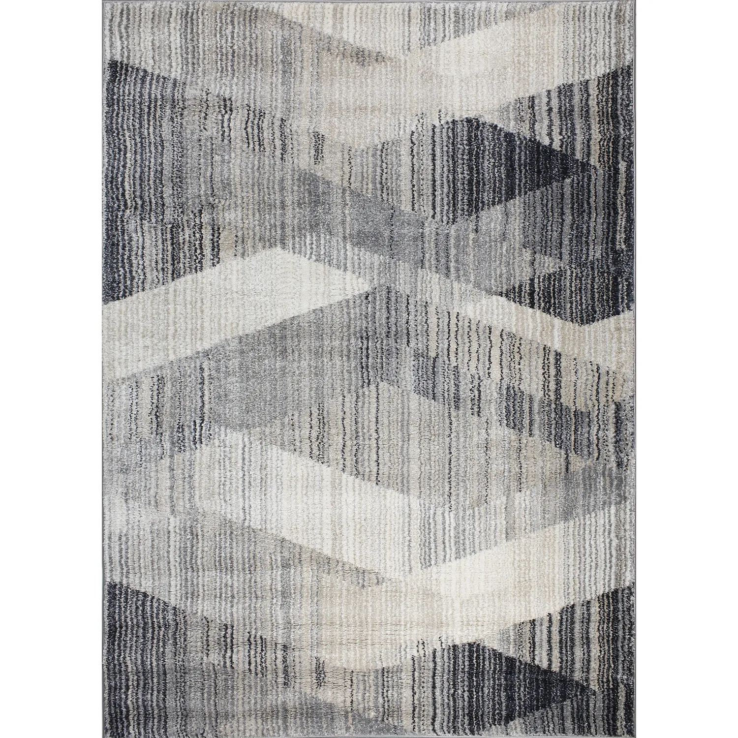 Wiltonmatta D-sign Siena Vit/Mörkgrå