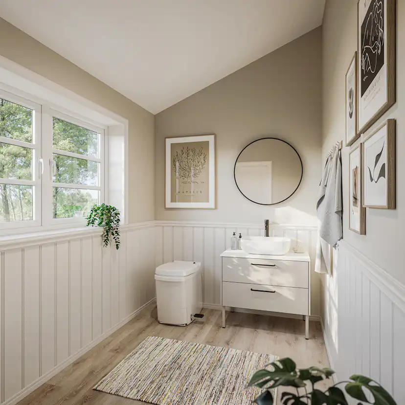 Förbränningstoalett Sunwind El-dorado Plus inkl Ventilationspaket