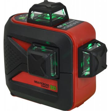 Multilinjelasersats Futech Grön MC3D Pro Kompakt Med Väska