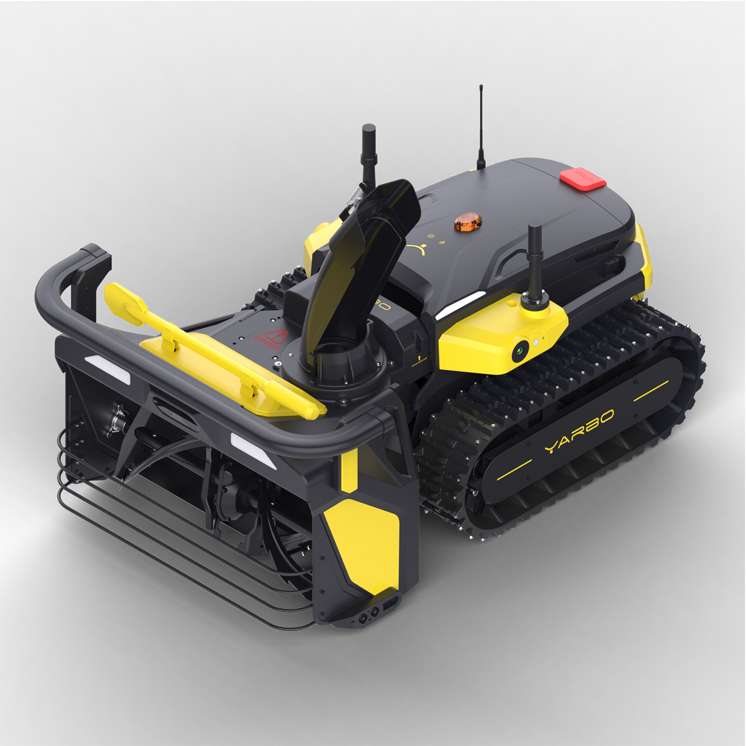 Robot Yarbo Core med Snöslungemodul