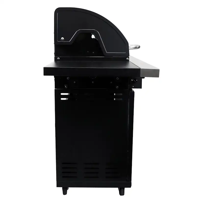 Gasolgrill Kobe 6+1 Brännare Svart Med Gaslock