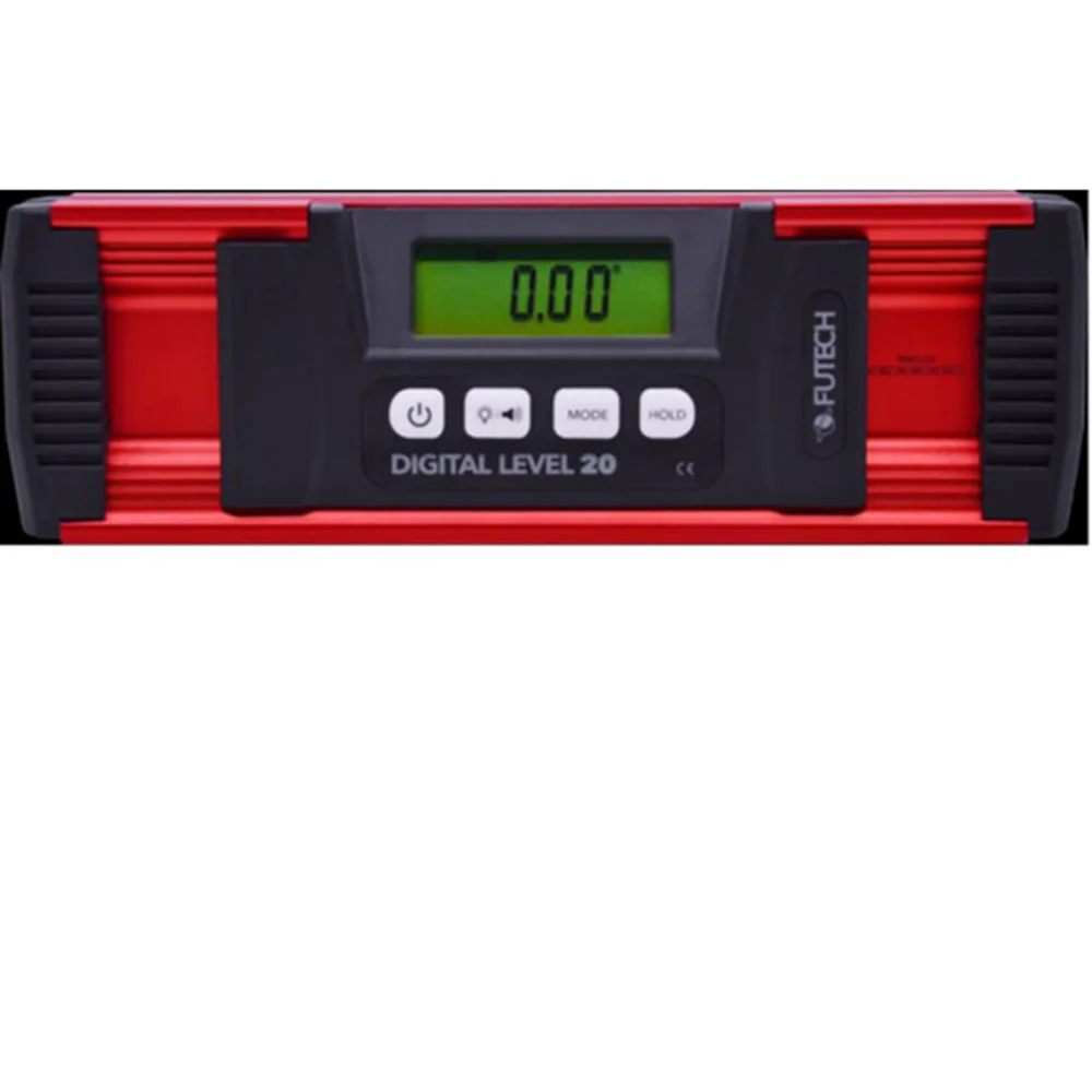 Vattenpass Futech DL20 Digitalt med Magnet 20 cm Med Väska