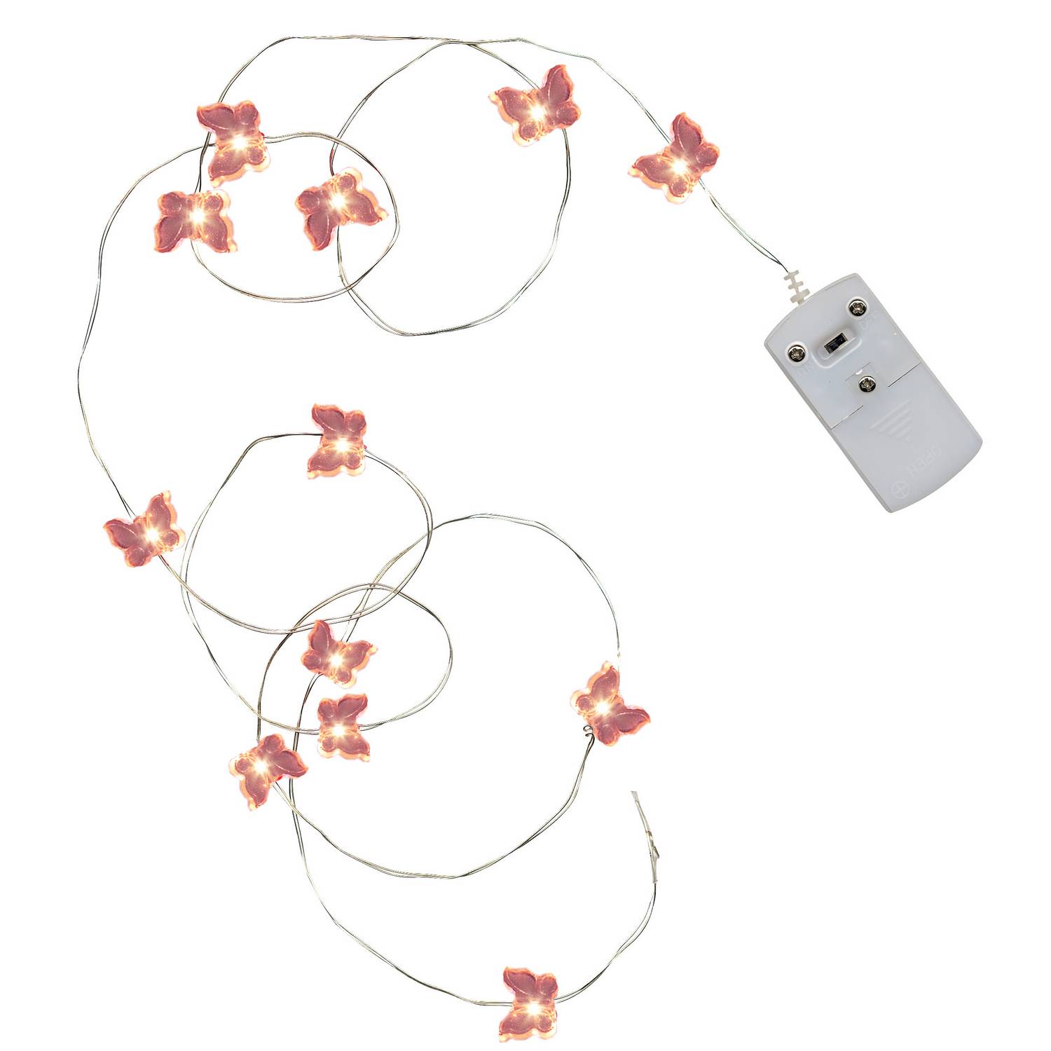 Ljusslinga Star Trading Butterfly Batteridriven LED-slinga