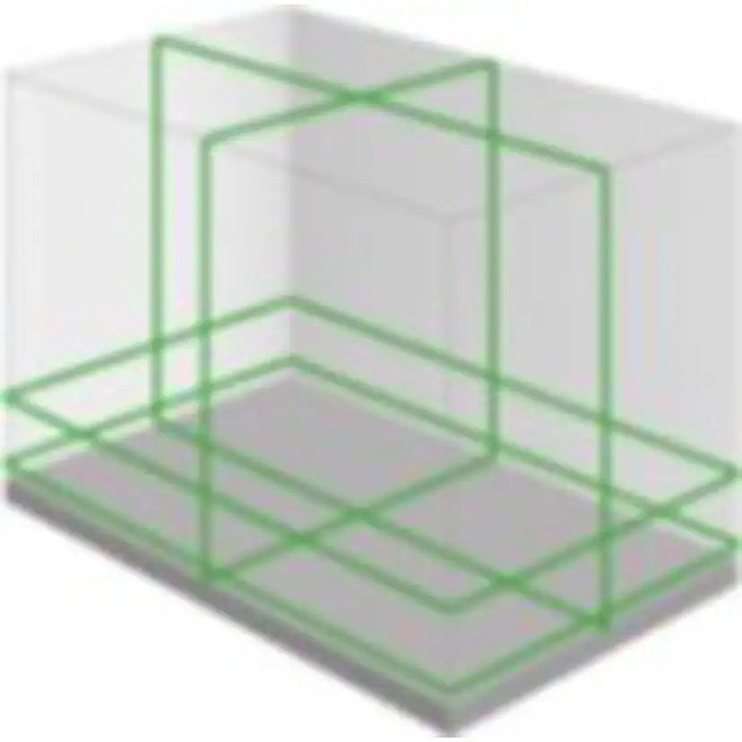 Multilinjelasersats Futech Grön MC4DE Pro Electric Med Väska