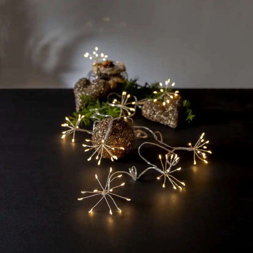 Ljusslinga Star Trading Dew Drop Flower 96L