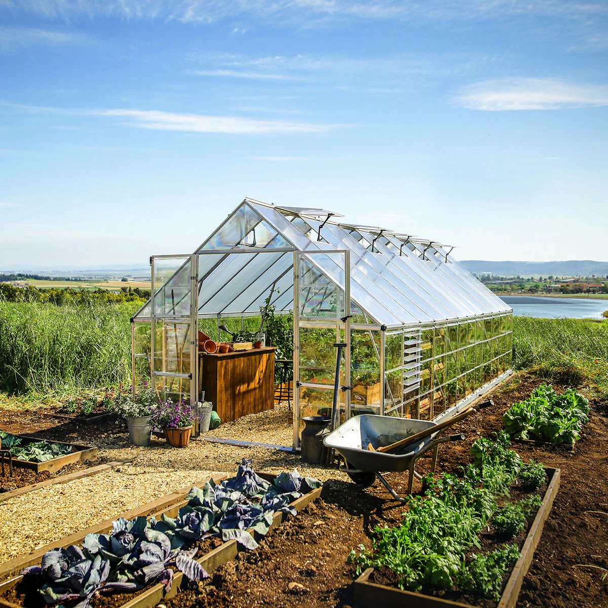 Växthus Canopia by Palram Balance 21,5 m² Silver