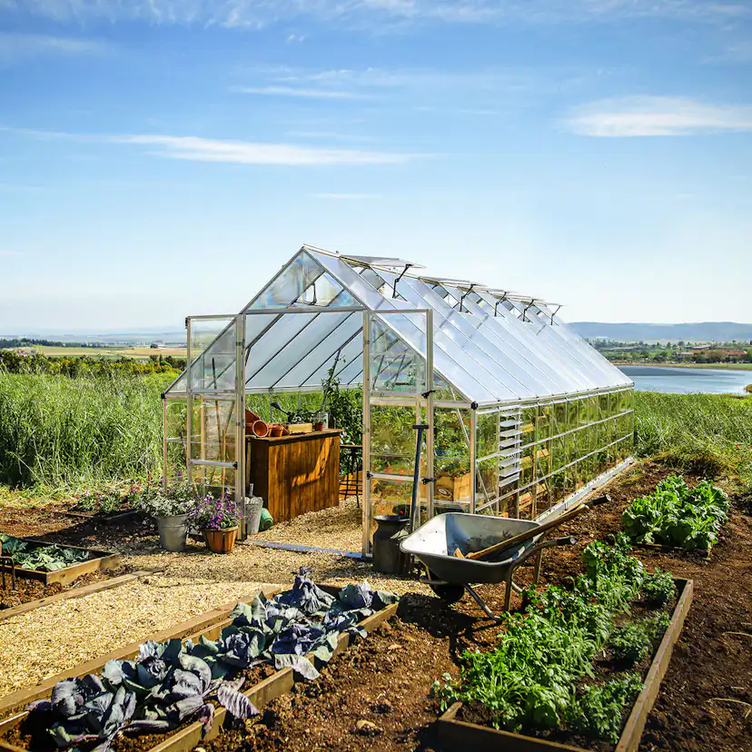 Växthus Canopia by Palram Balance 21,5 m² Silver