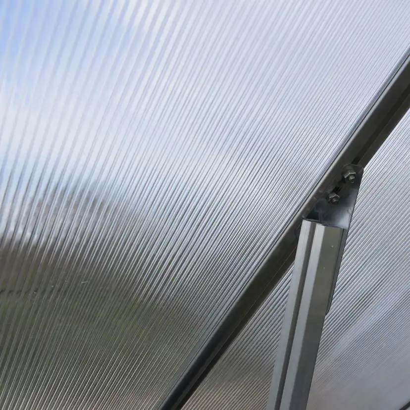 Växthus Canopia by Palram Essence Aluminiumram med UV-Skyddad Polykarbonat & Ventilationsfönster, 14,7 m²