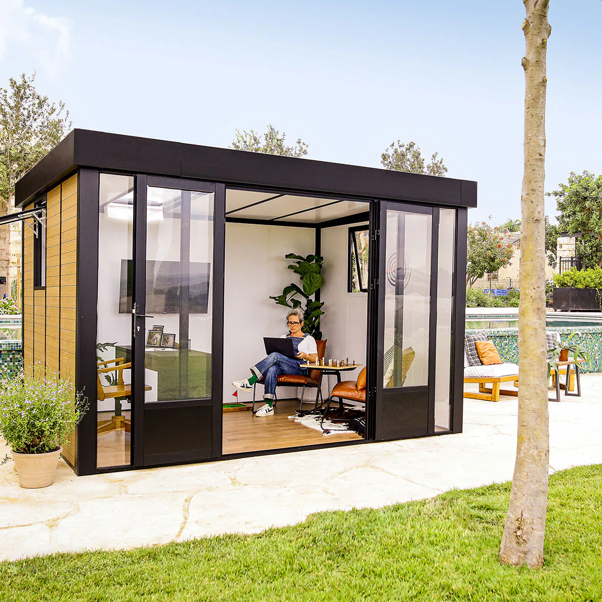 Trädgårdskontor Canopia by Palram Copenhagen 9,7 m²