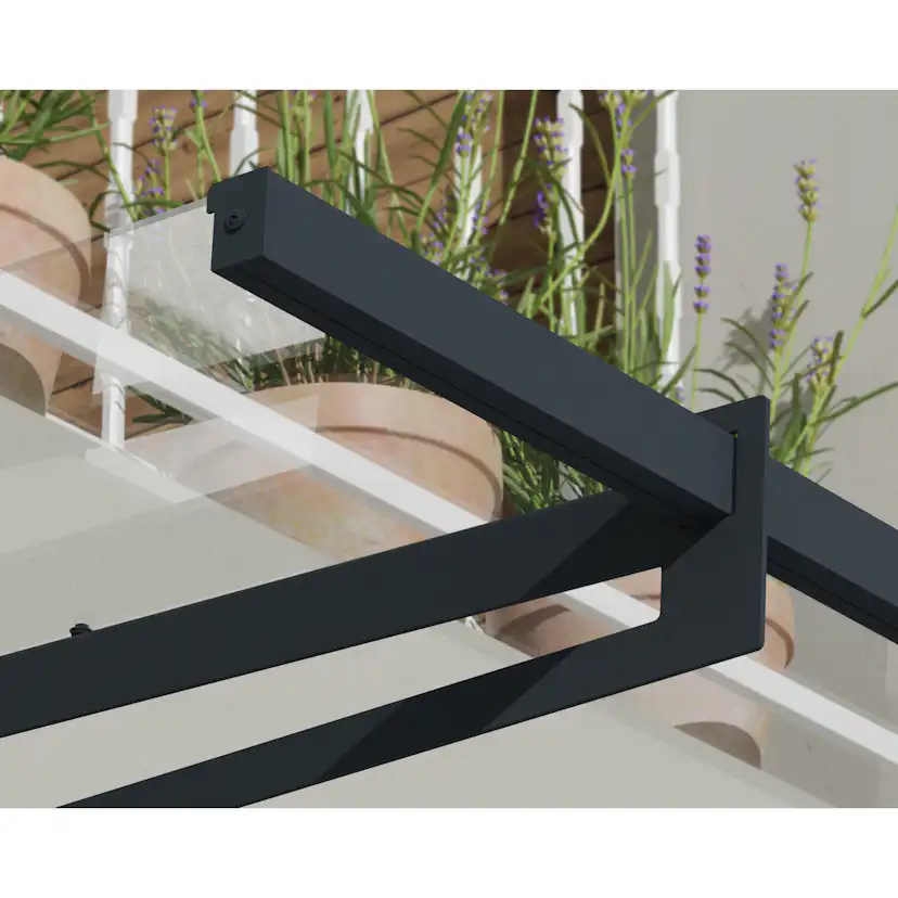 Entrétak Canopia by Palram Helsingborg Glas Akrylglas 1500 mm