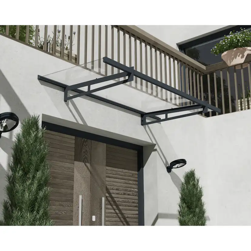 Entrétak Canopia by Palram Helsingborg Glas Akrylglas 2050 mm