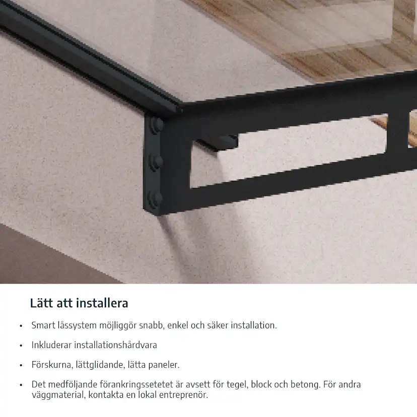 Entrétak Canopia by Palram Göteborg XL 2235 mm