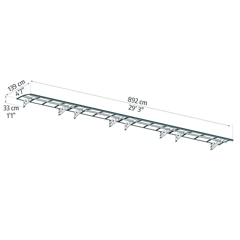 Entrétak Canopia by Palram Göteborg XL 8920 mm