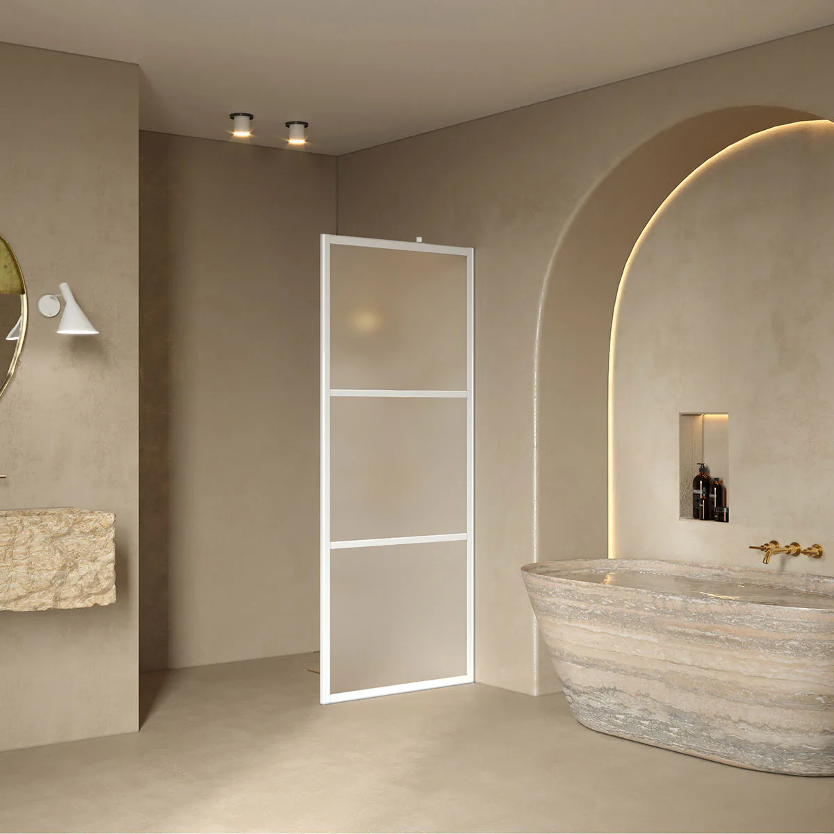 Duschvägg Hietakari Bläk 734 Tokyo Fast