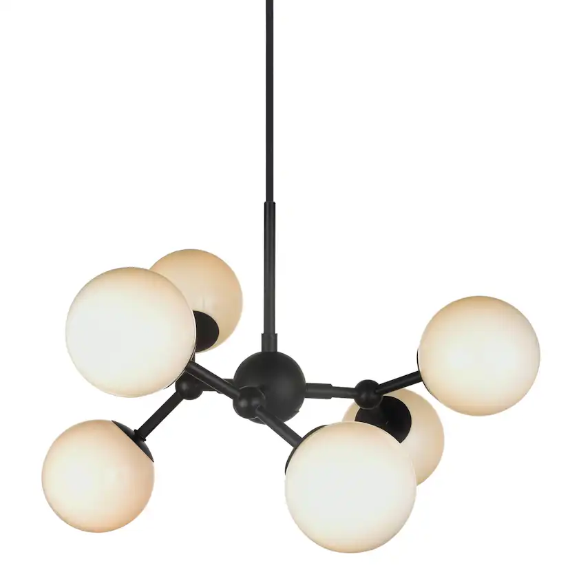 Taklampa Halo Design Atom Chandelier 6L G9