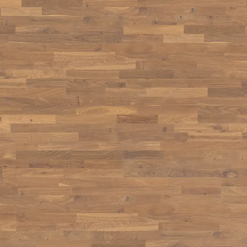 Parkettgolv Berg & Berg Ek L Värmland Borstad Vitolja 3-Stav