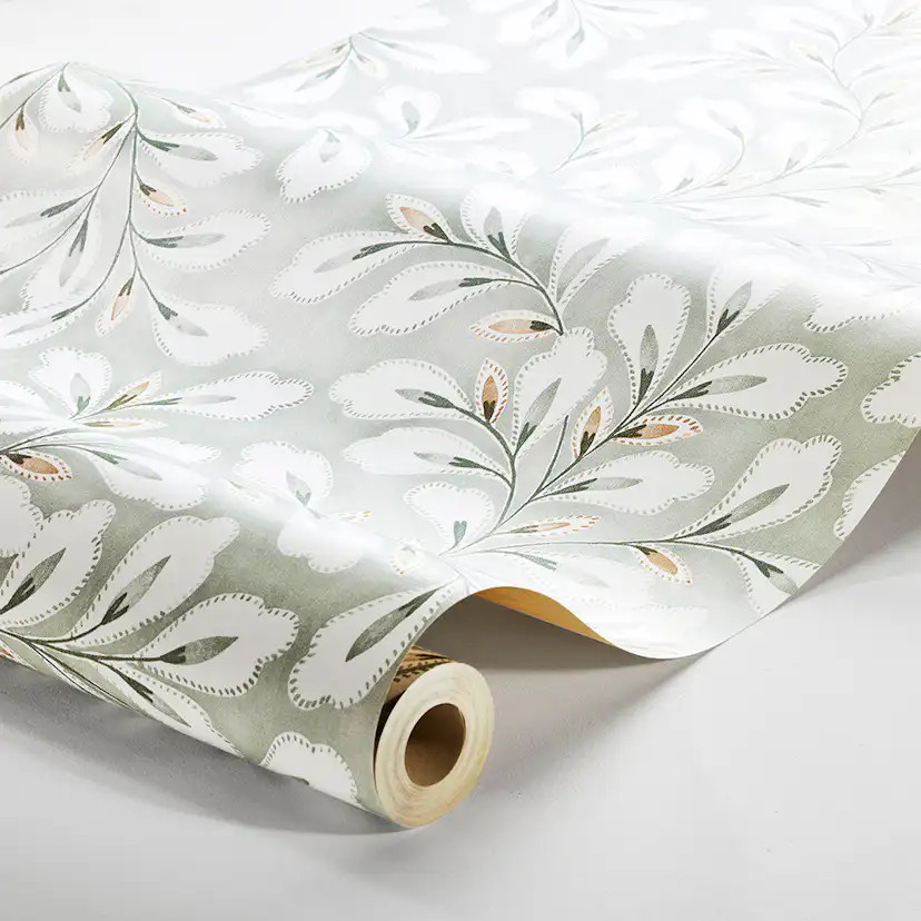 Tapet Boråstapeter Melodi Liv 7429 EasyUp, Mönstrad Grön