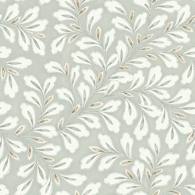 Tapet Boråstapeter Melodi Liv 7429 EasyUp, Mönstrad Grön