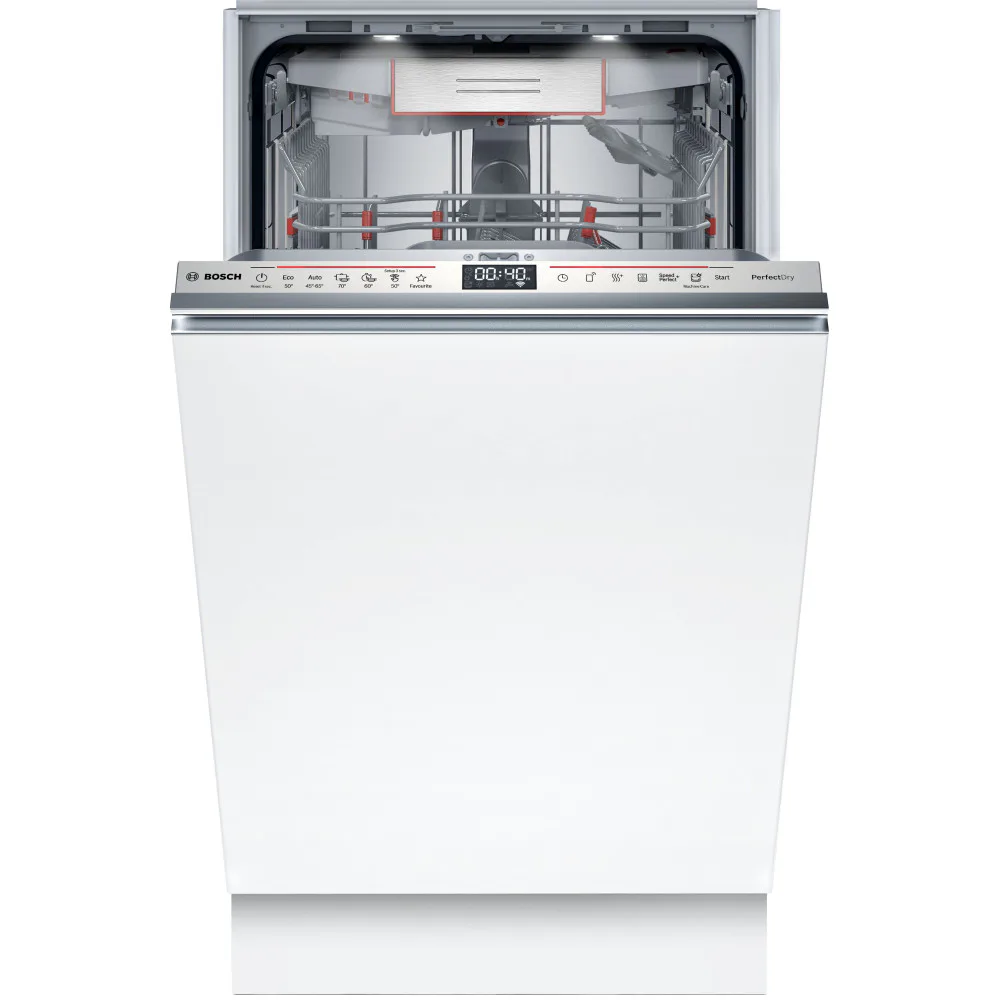 Integrerad Diskmaskin Bosch SPV6ZMX17E Serie 6 45 cm med Zeolith®torkning och WiFi