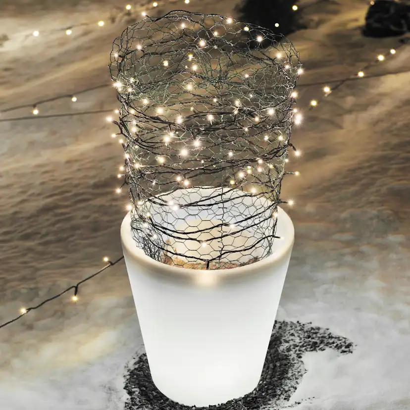 Blomkruka Gnosjö Konstsmide Assisi LED Plast Trafo IP44