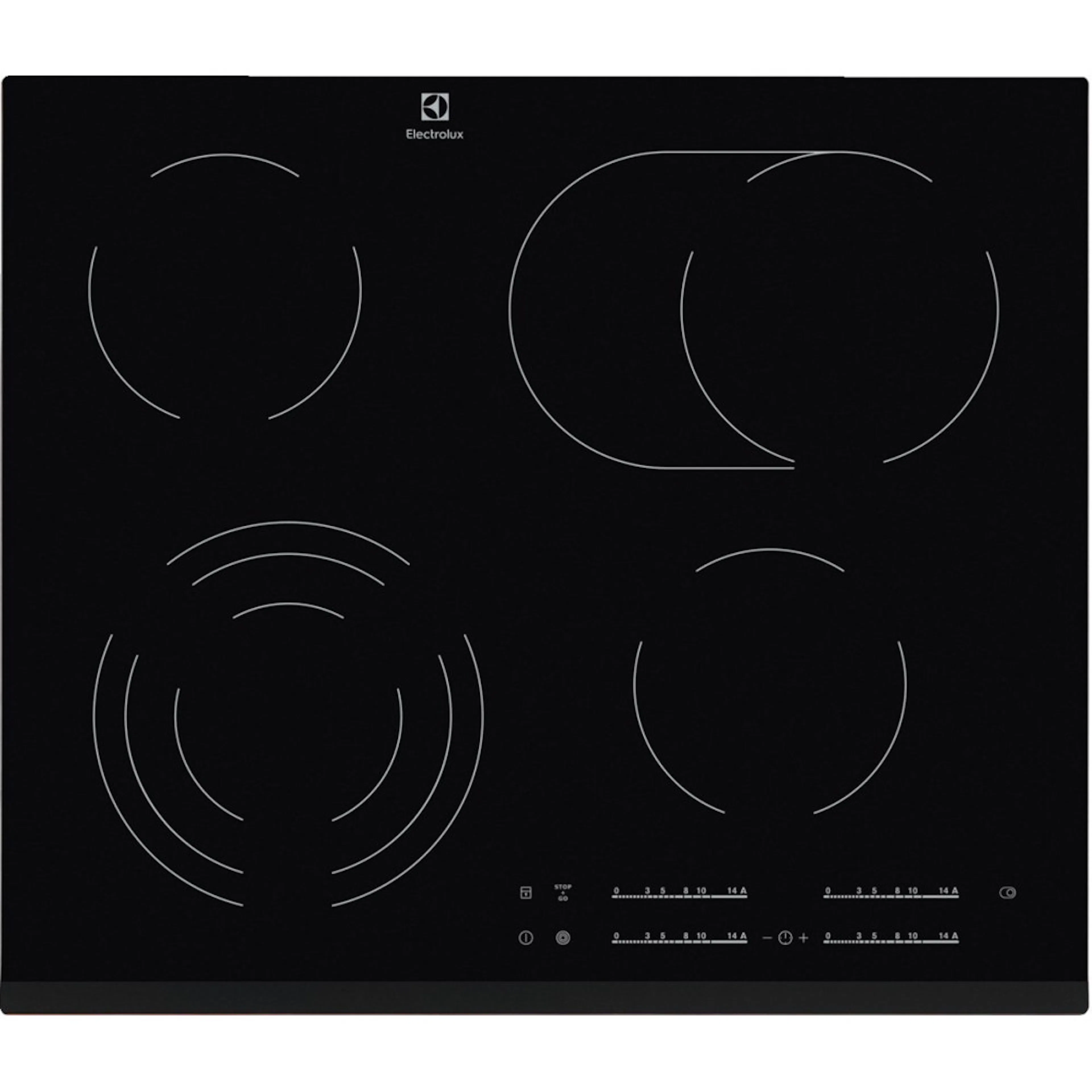 Glaskeramikhäll Electrolux HOC650F 300 60 cm