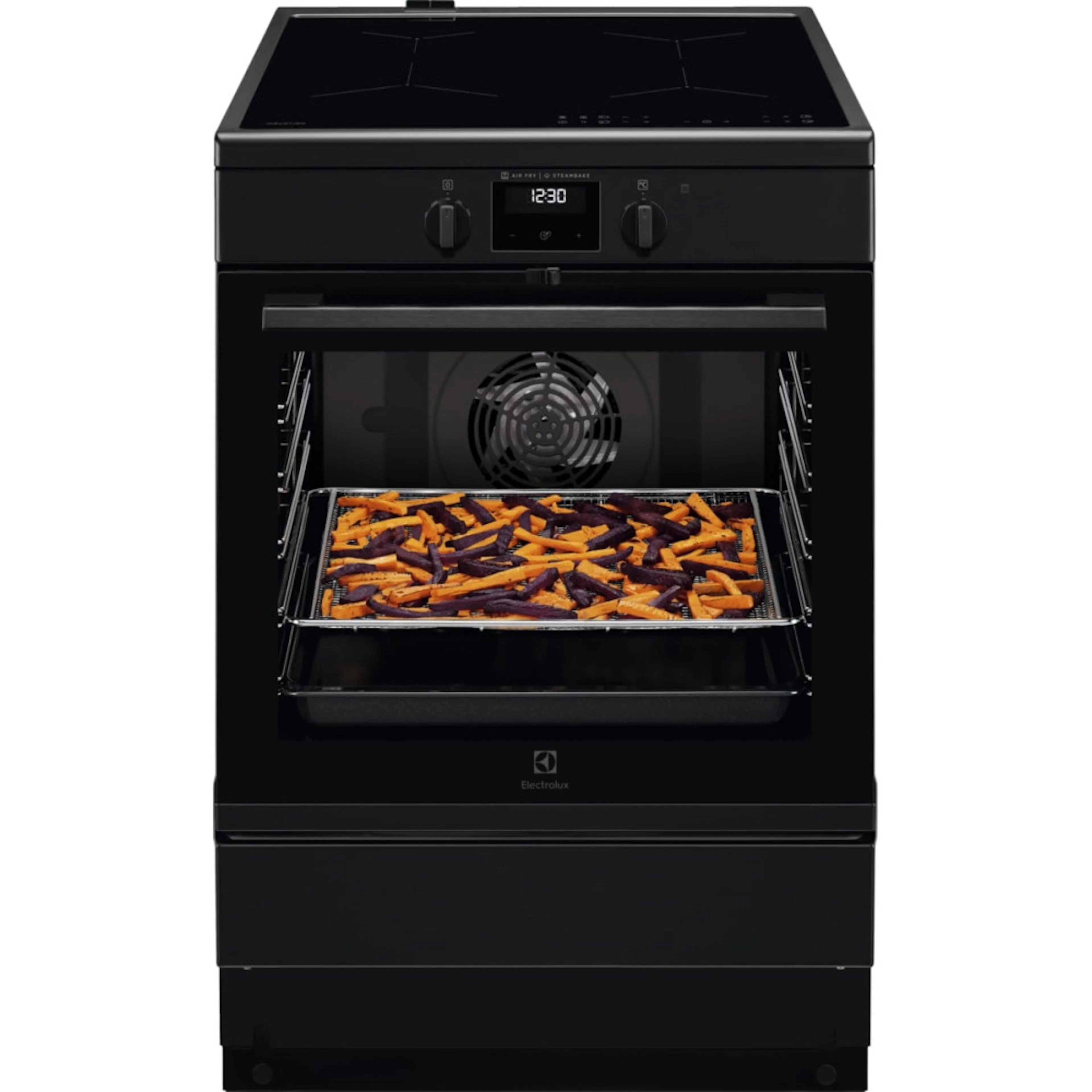 Induktionsspis Electrolux LKI66440SK 600 SteamBake 60 Spis med Induktionshäll Svart