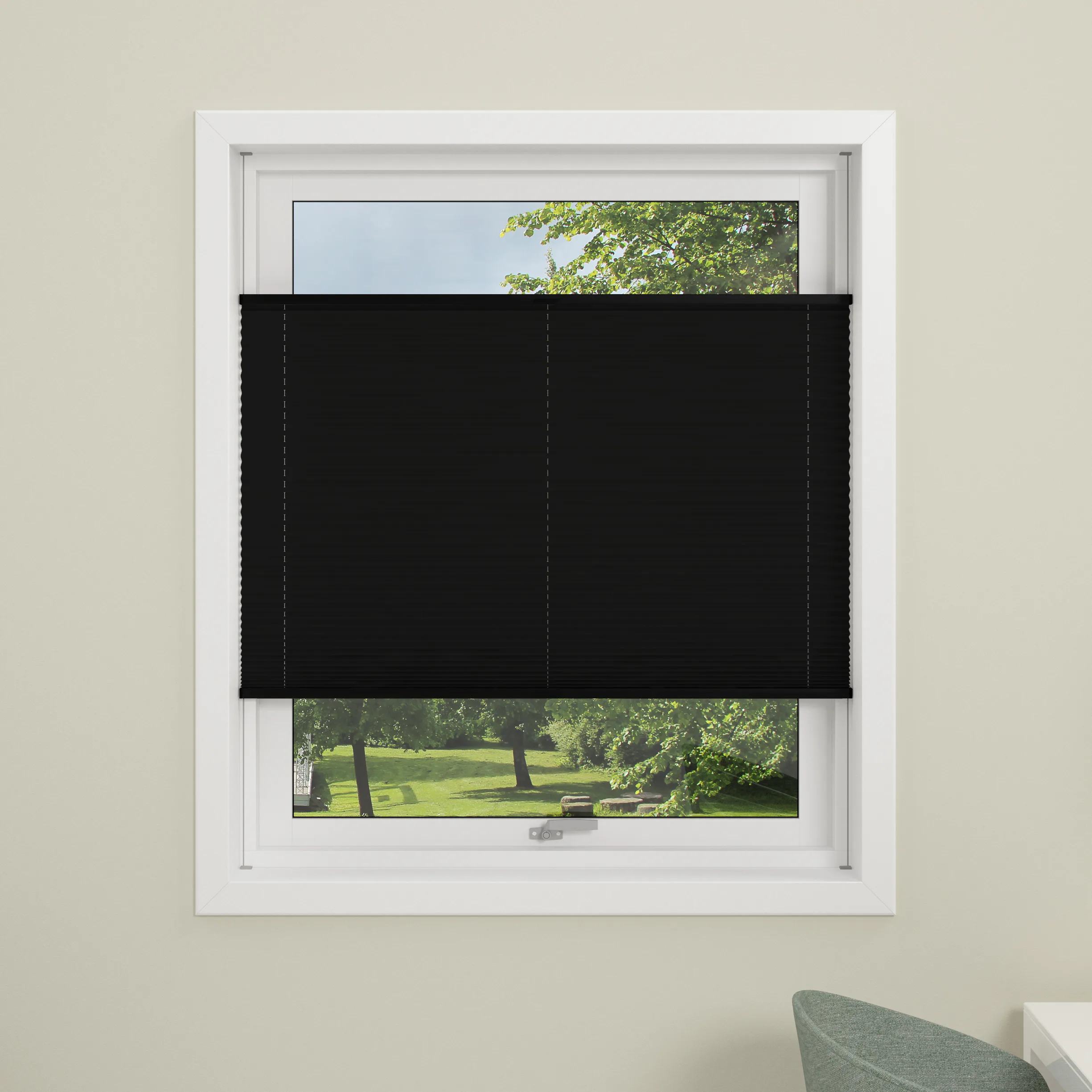 Plisségardin Debel Flex Ljusavskärmande