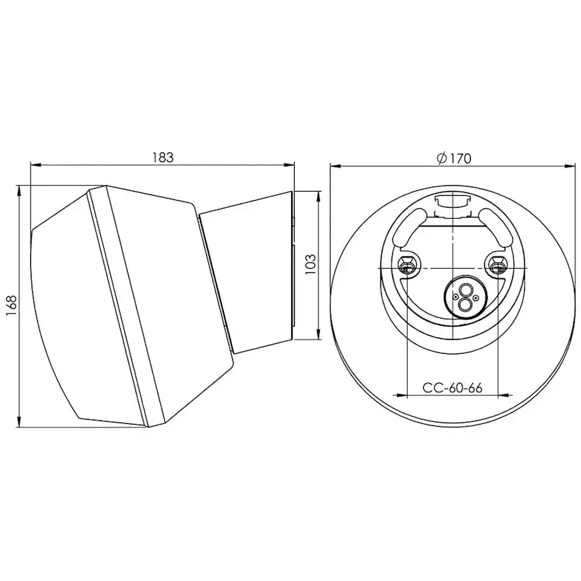 Vägglampa Ifö Electric Classic Sned IP54 E27