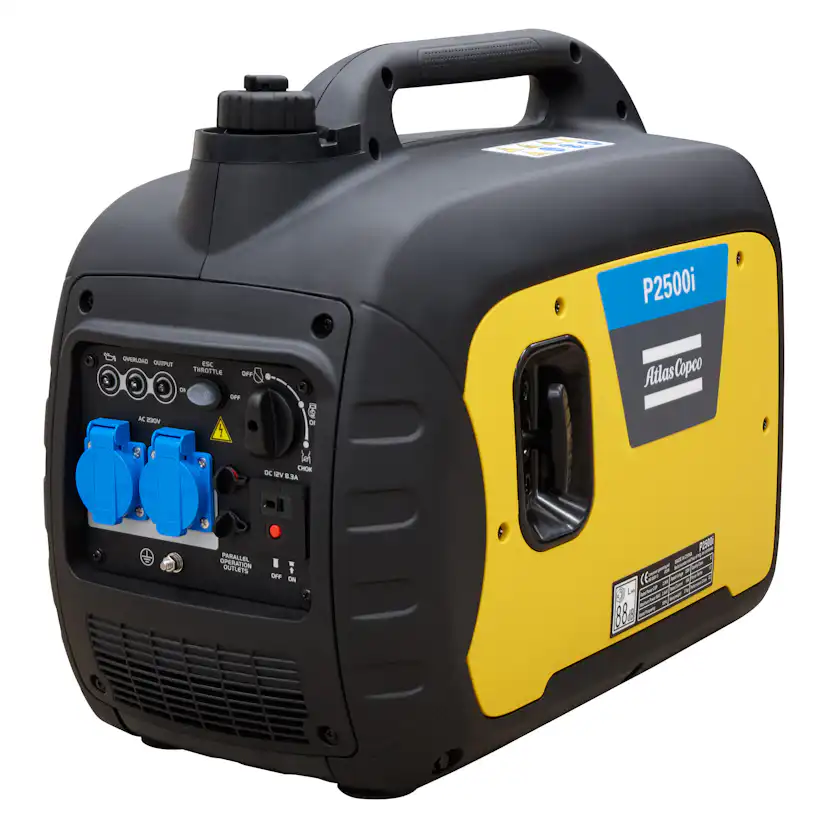 Elverk Atlas Copco P2500i Inverter 2,3 kVA 230 V 1-Fas